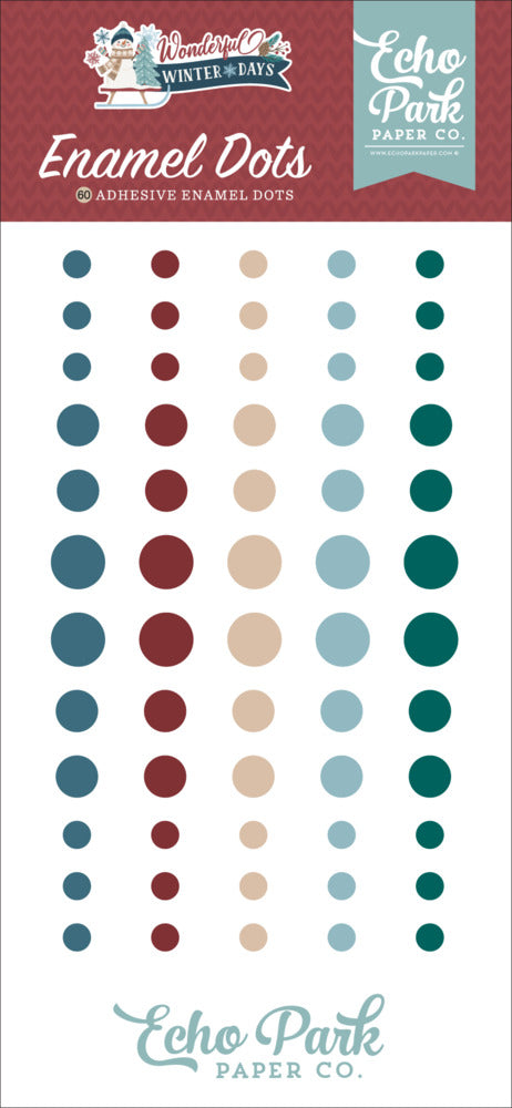 Echo Park - Wonderful Winter Days - Enamel Dots