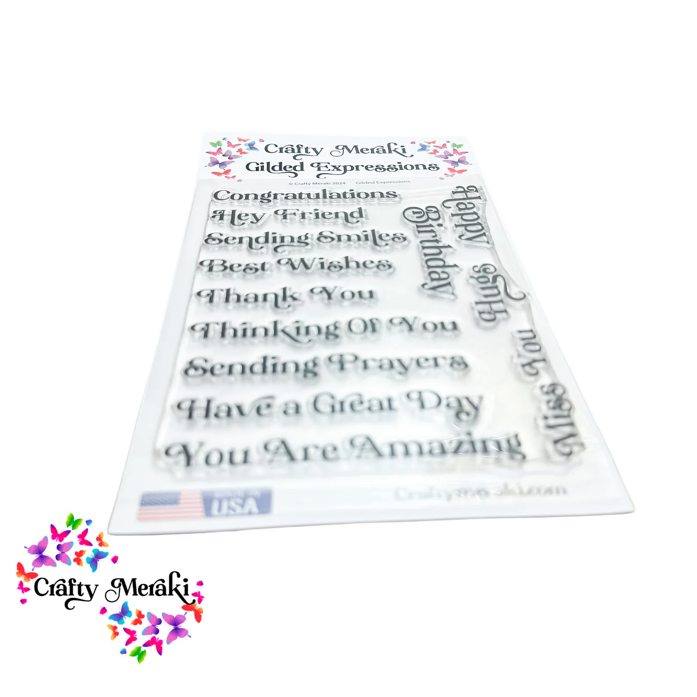 Crafty Meraki - Gilded Expression Stamp & Die Bundle
