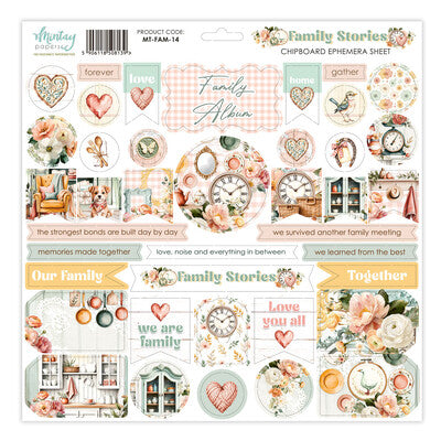 Mintay - Family Stories - Chipboard Ephemera