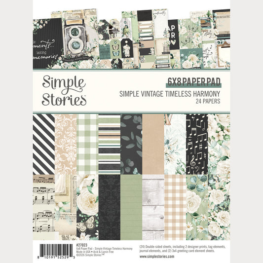 Simple Stories - Simple Vintage Timeless Harmony - 6x8 Paper Pad