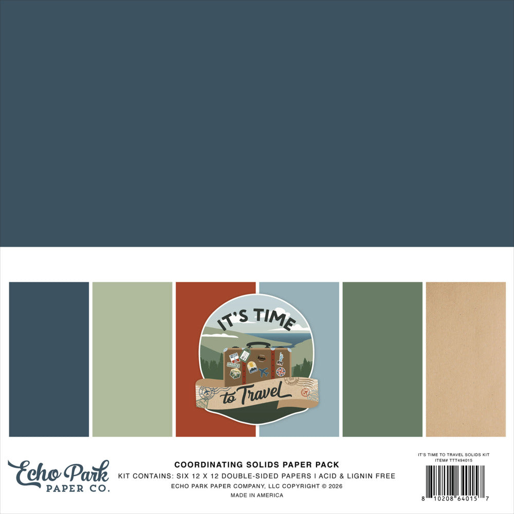 Echo Park - It's Time to Travel - Solids Kit
