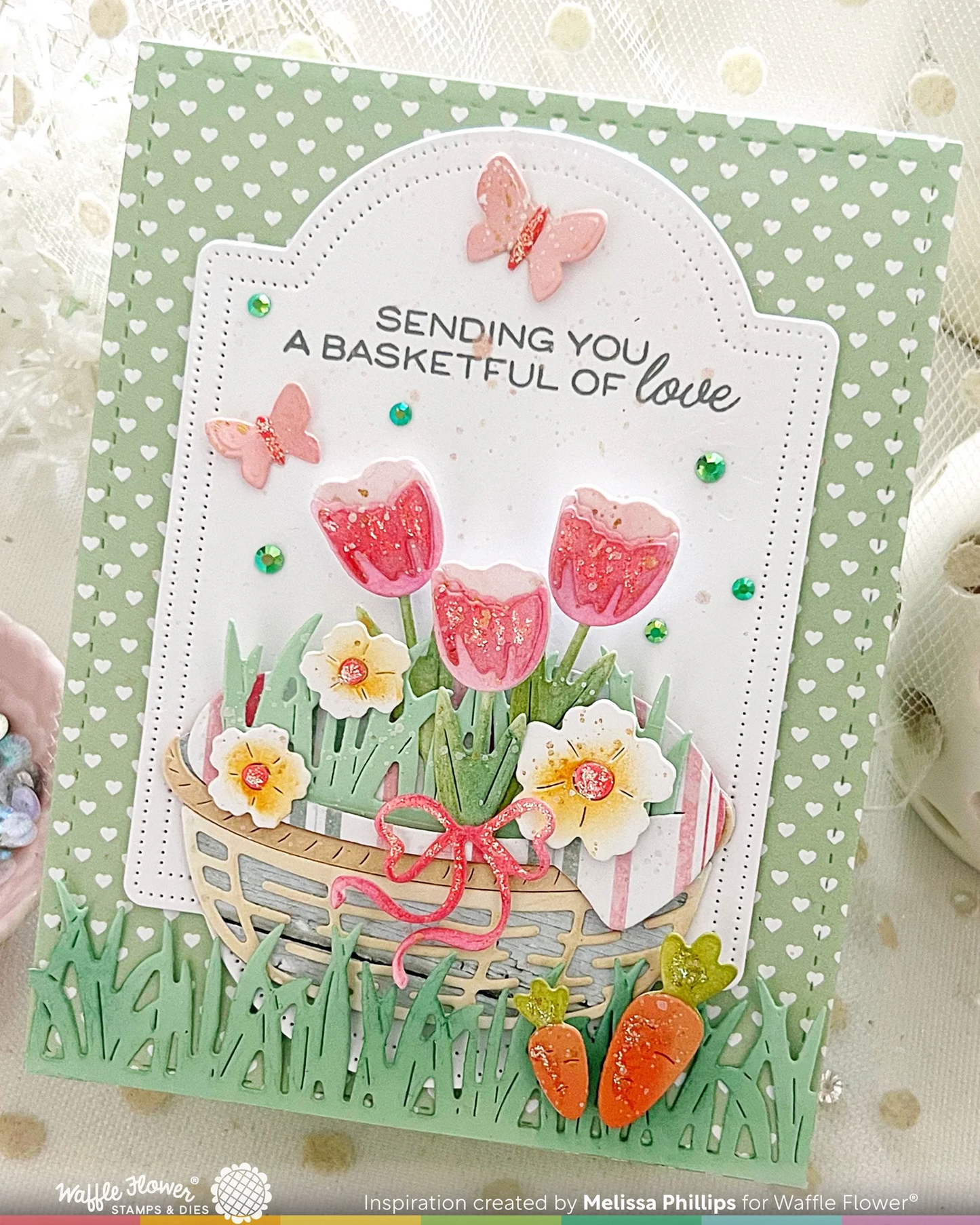 Waffle Flower - Basketful Base Die Set