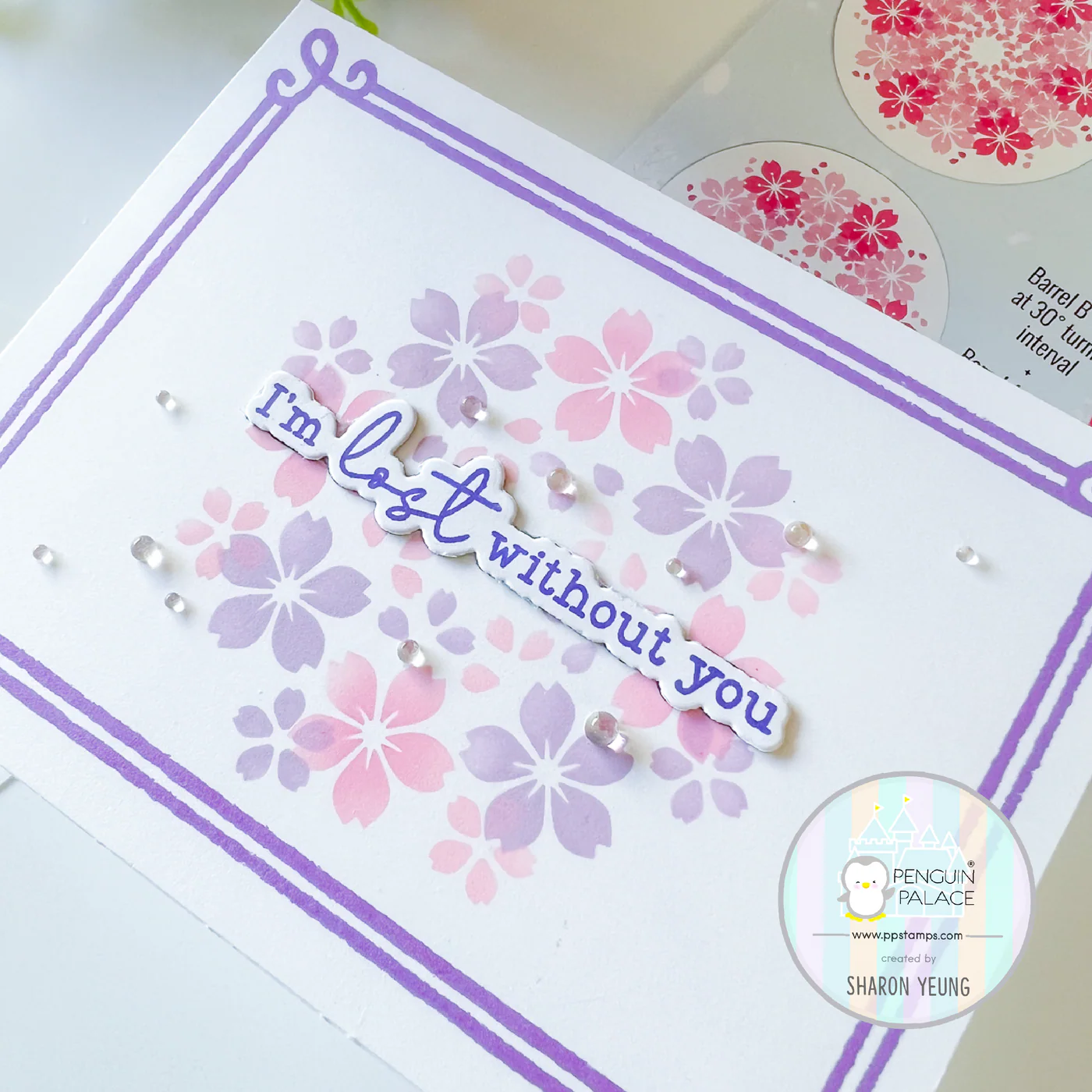 Sunbird Spark - Stencils 360 - Sakura Fubuki Stencil Set