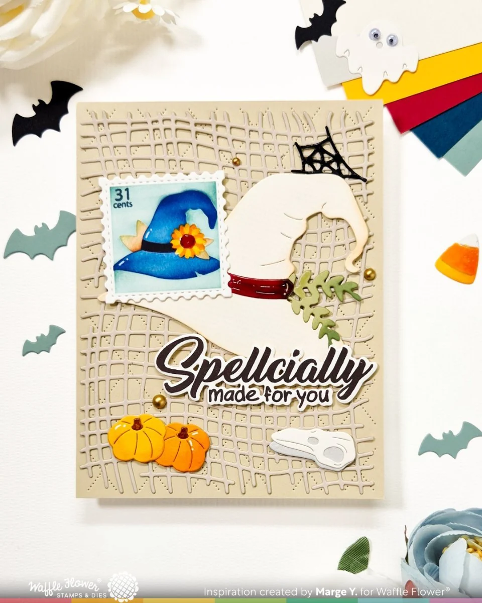 Waffle Flower - Spellcial Sentiments Stamp & Die Bundle