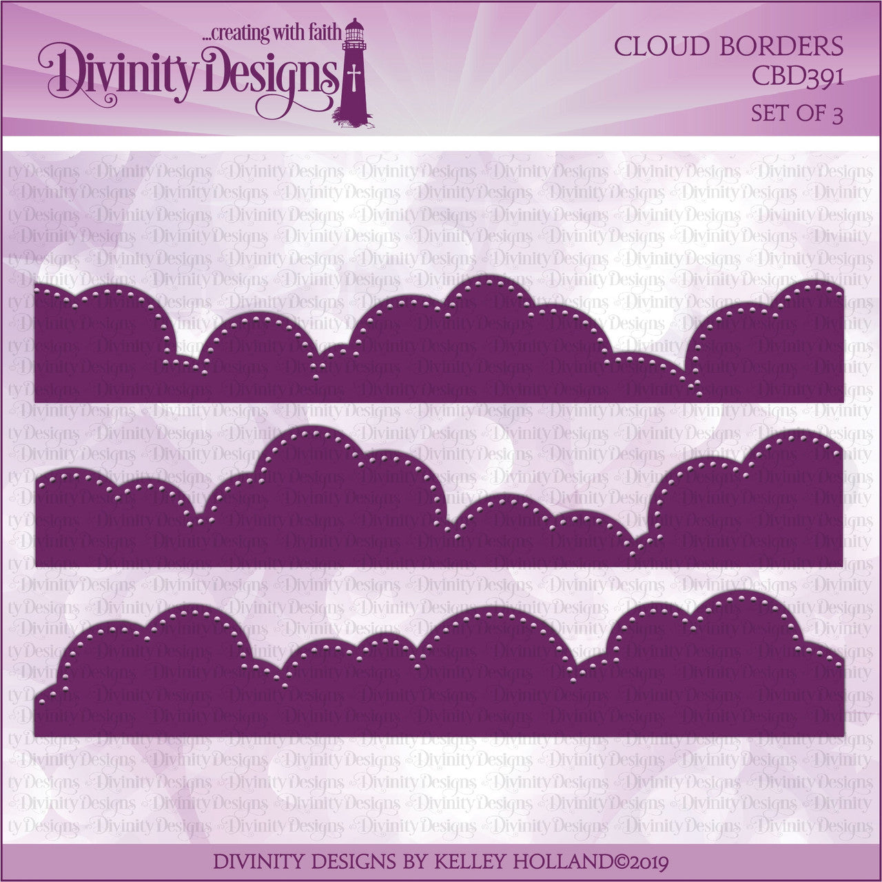 Divinity Designs - Cloud Borders Die Set