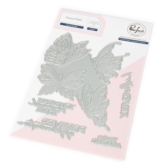 Pinkfresh - Butterfly Bliss - Press Plate