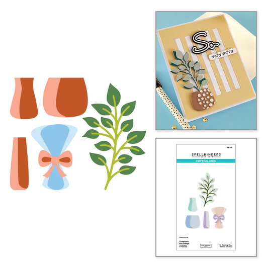 Spellbinders - Containers and Foliage Die Set