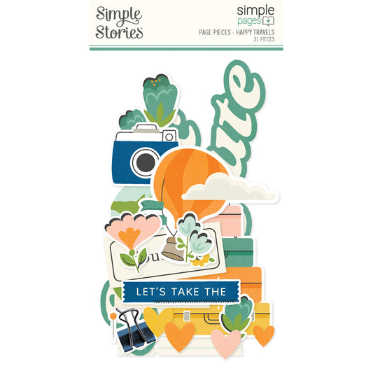 Simple Stories - Happy Travel - Simple Page Pieces