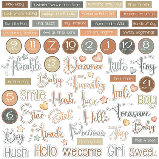 49 and Market - Little Dreamer - Chipboard Set