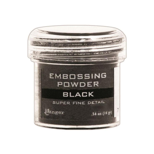 Ranger - Embossing Powder - Black Super Fine Detail