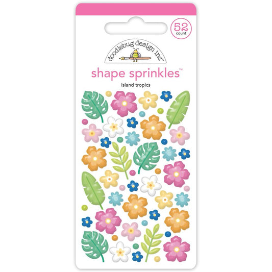 Doodlebug - Summer Fun - Island Tropics Shape Sprinkles