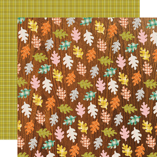 Simple Stories - Pumpkins & Plaid - Cardstock: Collecting Leaves