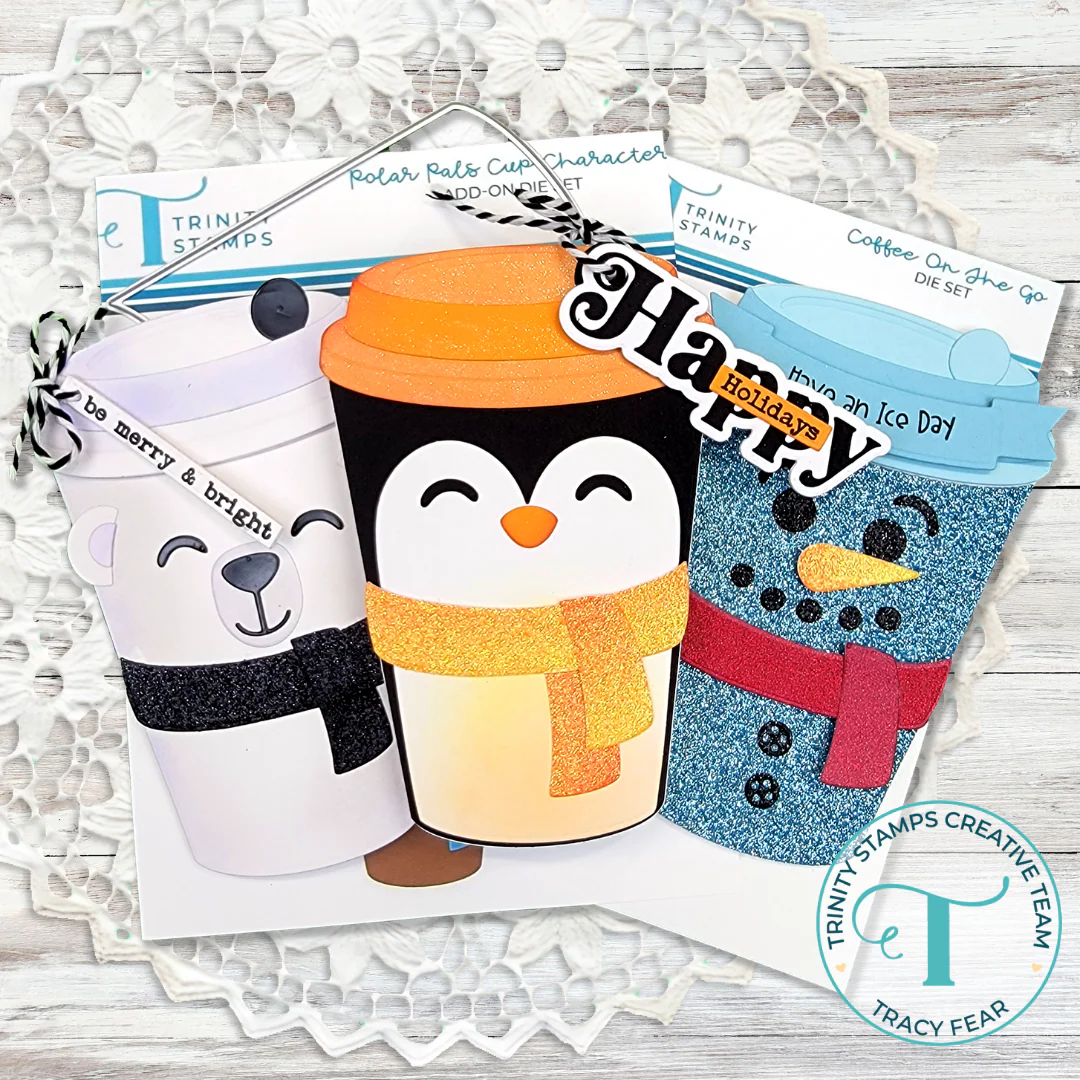 ***PRE-ORDER*** Trinity - Cup Characters - Polar Pals Add-On Die Set from Crop & Create