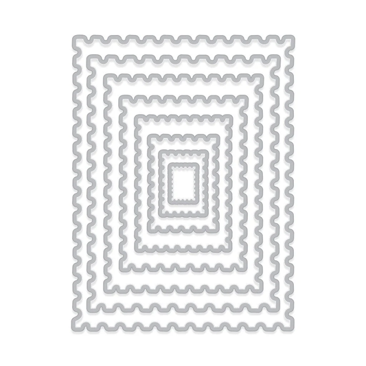 Hero Arts - Nesting Postage Stamps Die Set