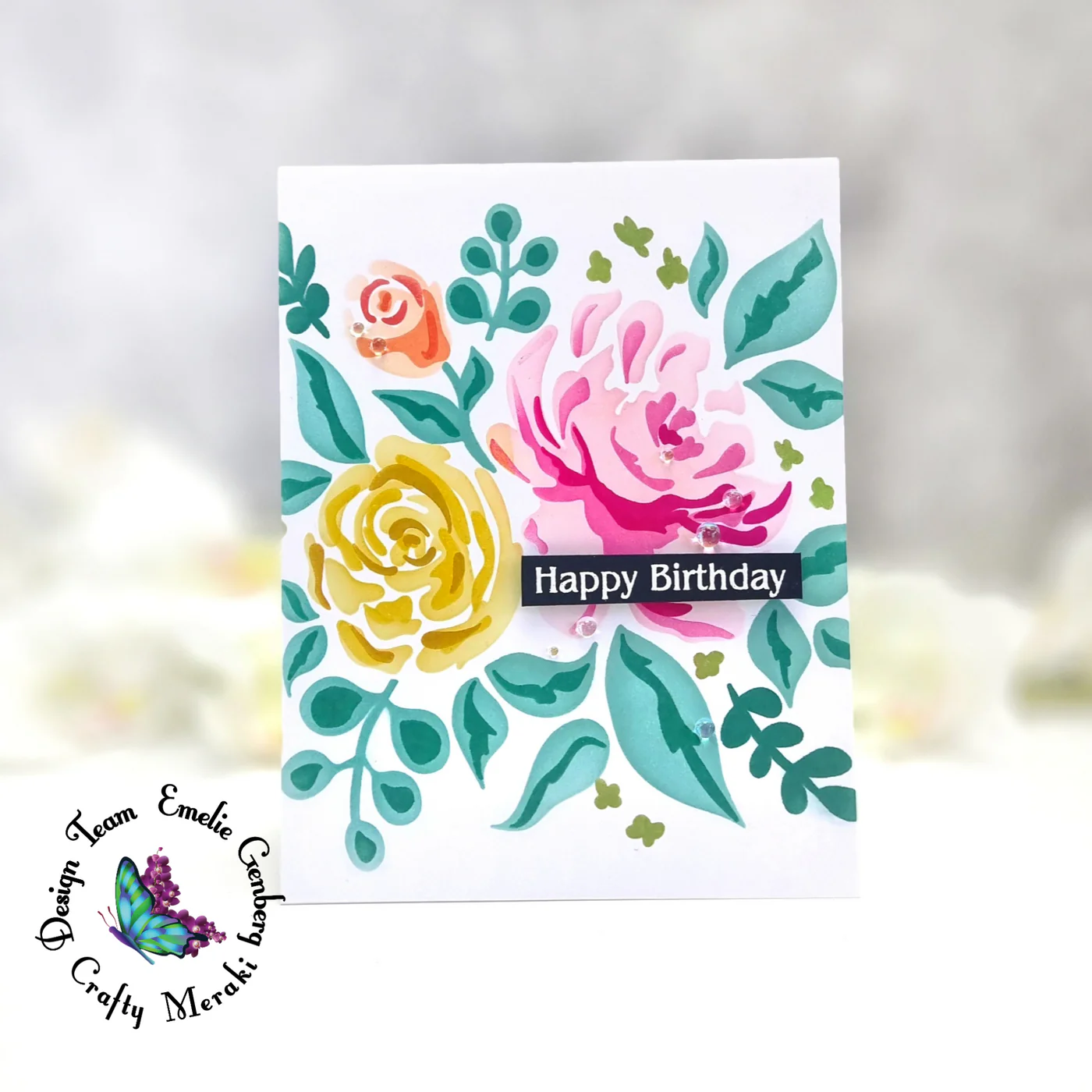 Crafty Meraki - Damask Layering Stencil & Die Bundle