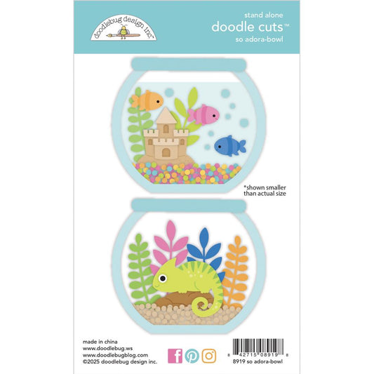 Doodlebug - Summer Fun - So Adora-bowl Die Set