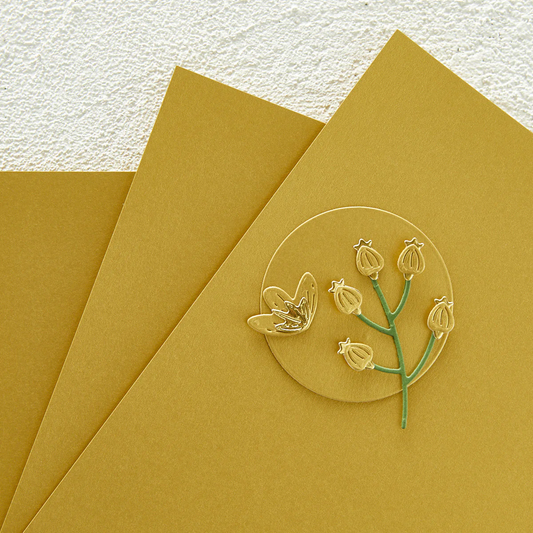 Spellbinders - Color Essentials Cardstock - Brushed Gold