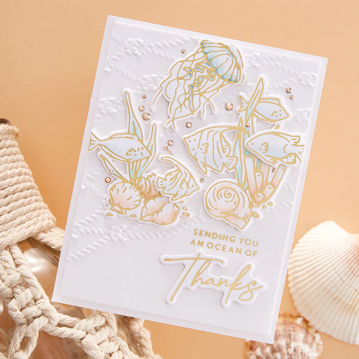 Spellbinders - 3D Embossing Folder - Cast Away