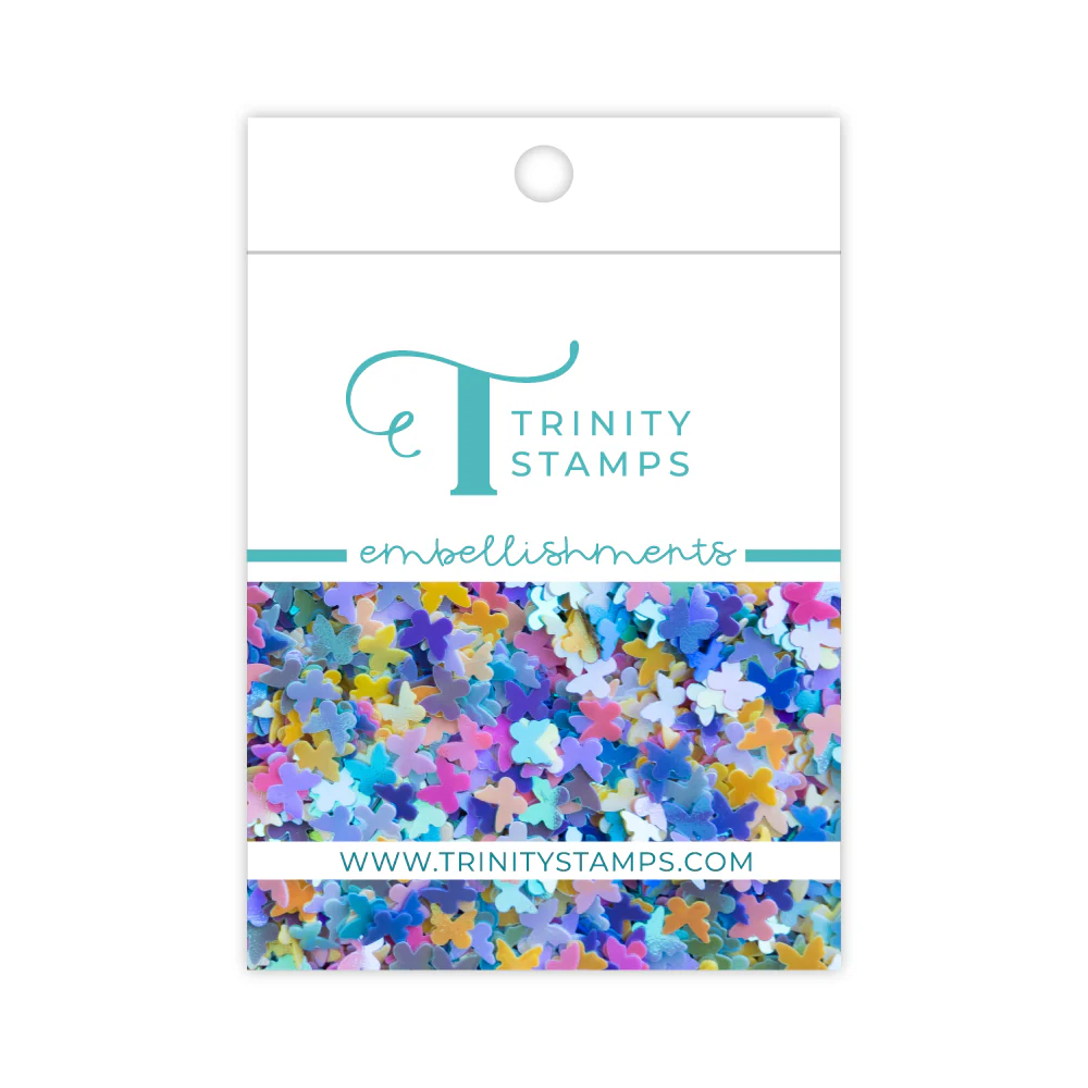 Trinity - Flitter Glitter Iridescent Butterfly Confetti