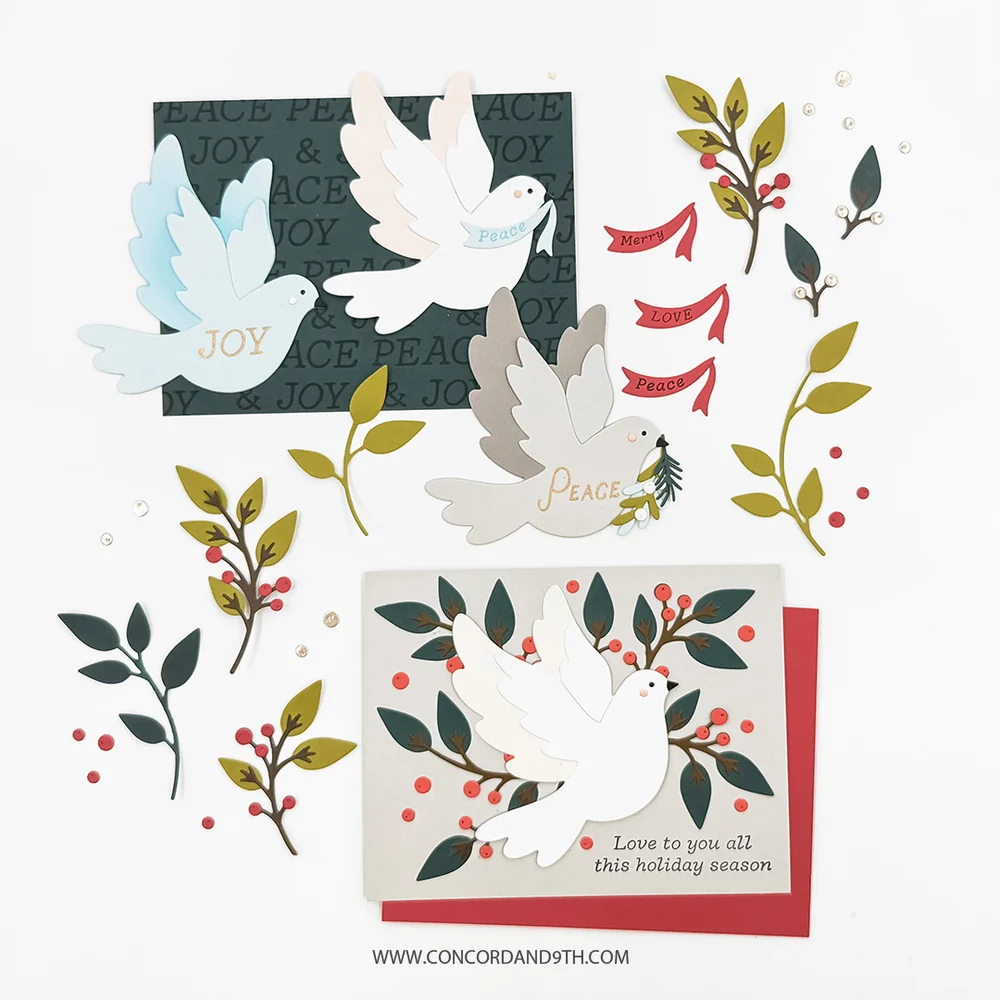 Concord & 9th - Peaceful Dove Stamp & Die Bundle