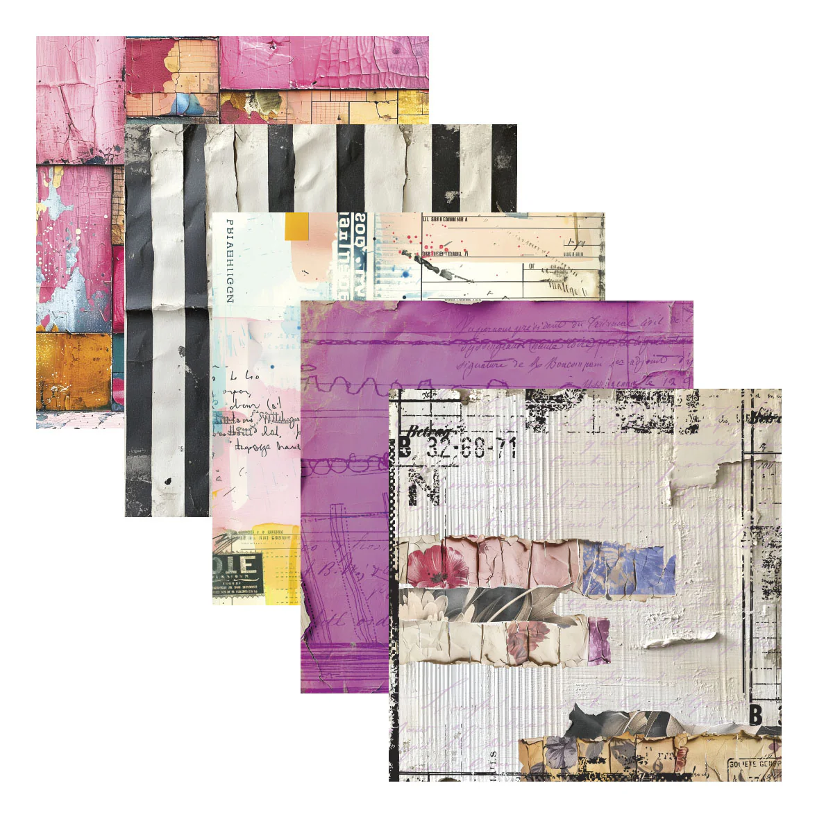 Spellbinders - Beautifully Imperfect - 12x12 Paper Pack