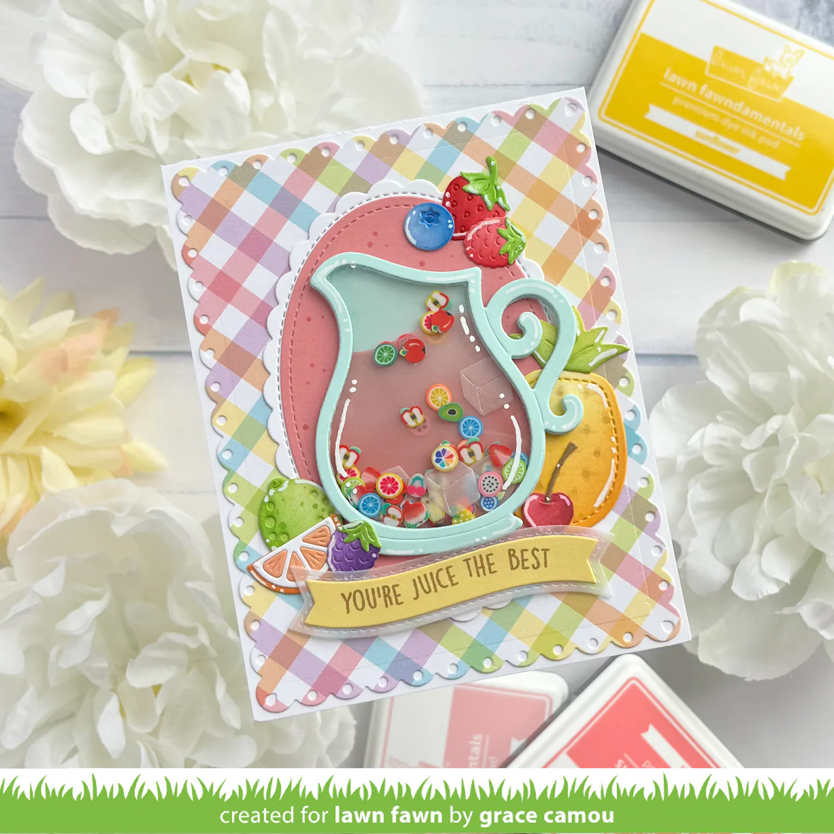 Lawn Fawn - Build-A-Drink Pitcher Die Set