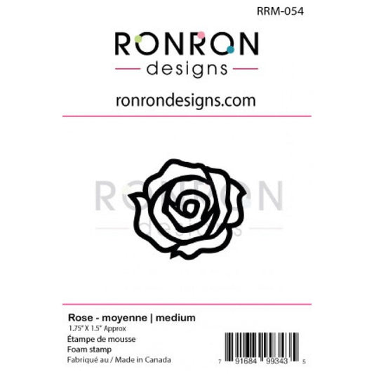 RonRon Designs - Foam Stamp - Rose: Medium