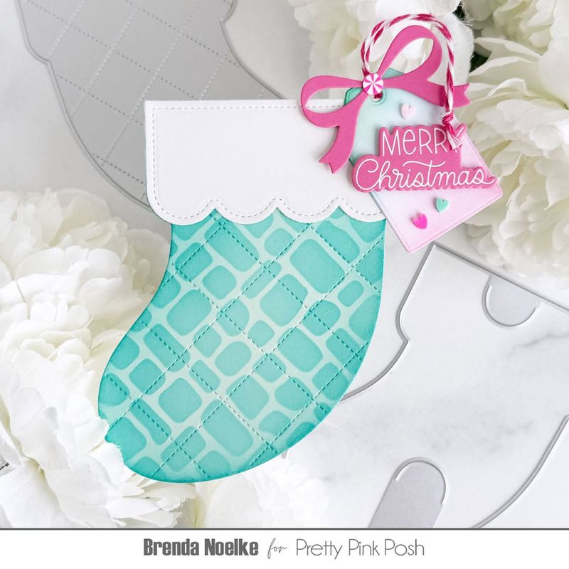 Pretty Pink Posh - Stocking Gift Card Holder Die Set