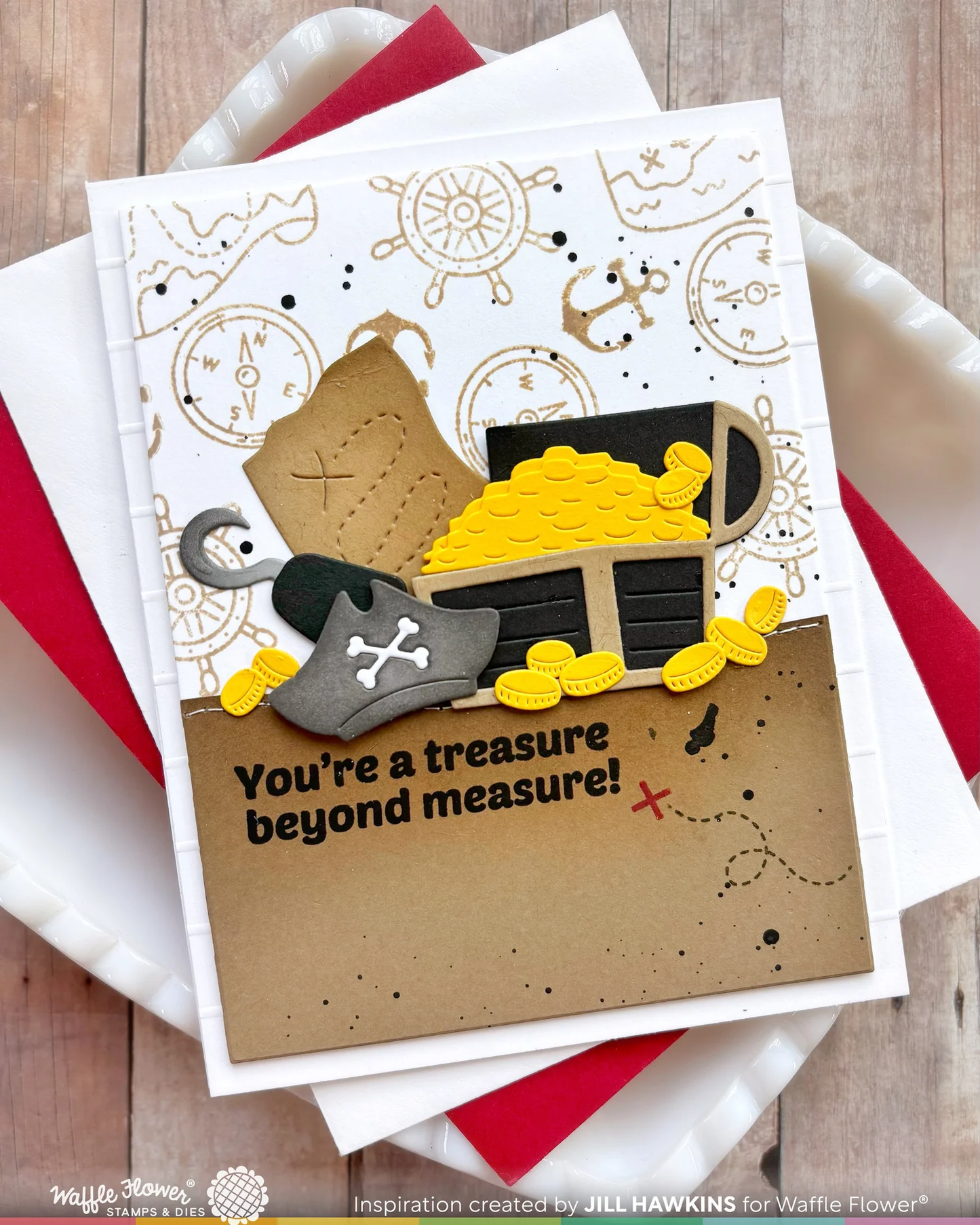 Waffle Flower - Inquisitive Pirate Add-On Die Set