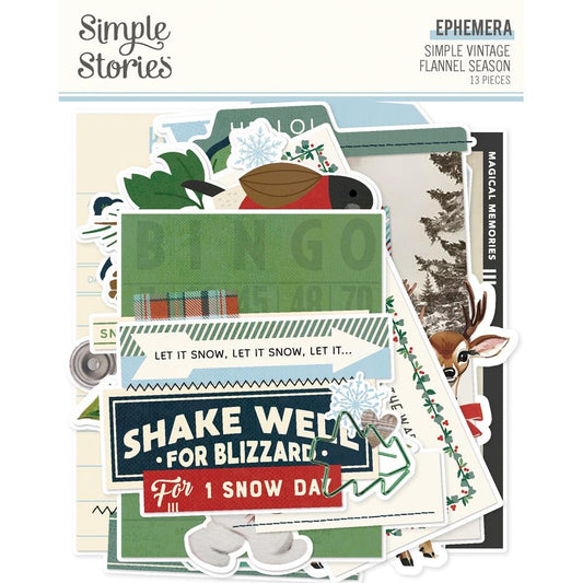 Simple Stories - Simple Vintage Flannel Season - Ephemera