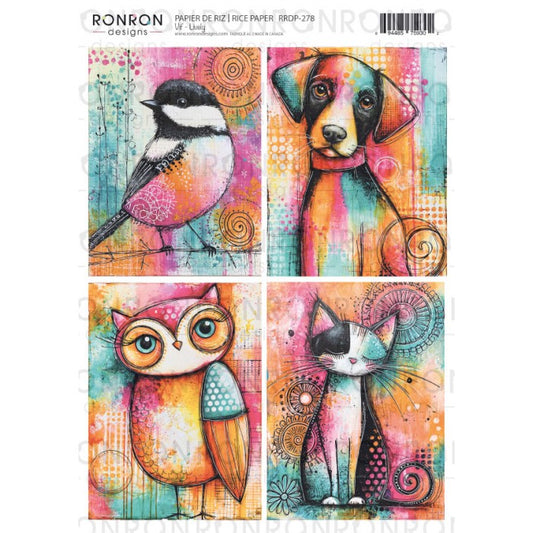 RonRon Designs - Rice Paper - Lively