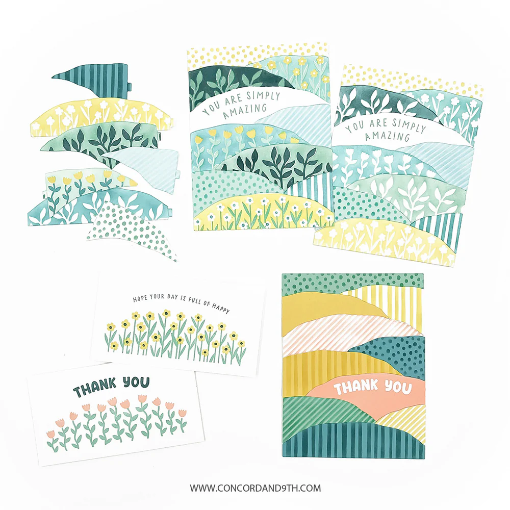 Concord & 9th - Hillside Stencil Pack