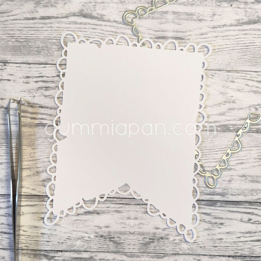 Gummiapan - Doodled Background Banner Die