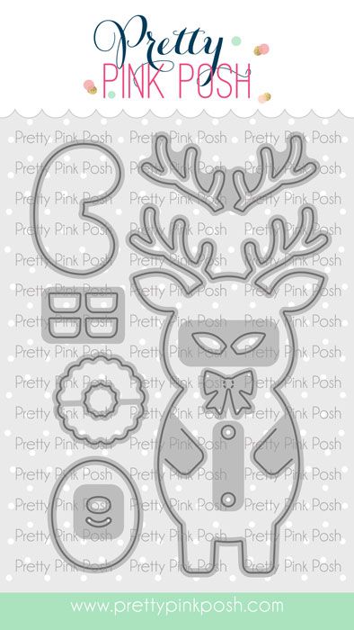 Pretty Pink Posh - Reindeer Holder Die Set
