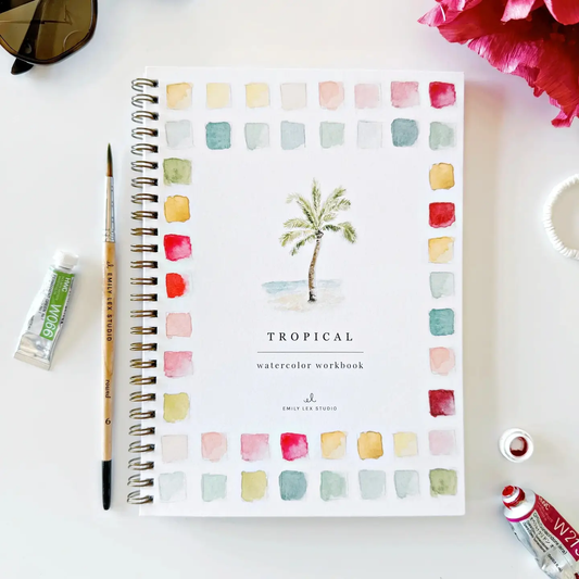 Emily Lex Studio - Watercolor Workbook - Tropical