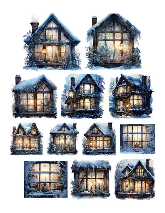 Simply Stated - Forever Frost - Window Scenes Ephemera
