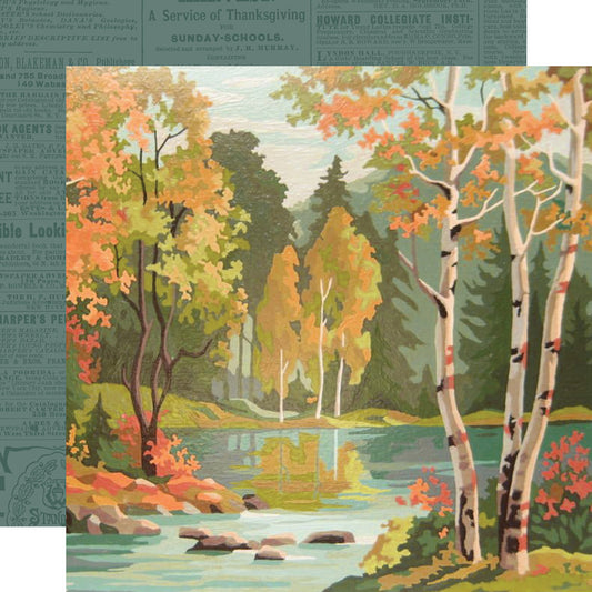 Simple Stories - Pumpkins & Plaid - Cardstock: Happy Fall