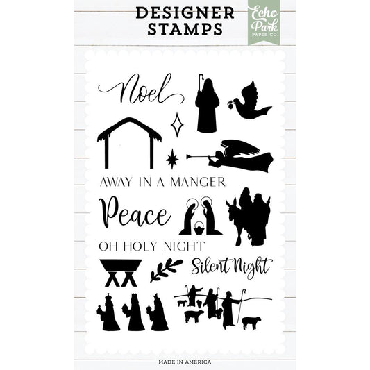 Echo Park - Christmas Nativity Stamp Set