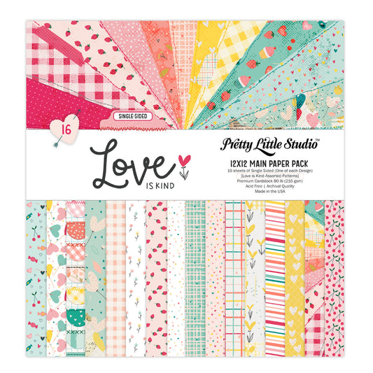 Pretty Little Studio - Love Is Kind - Main Paper Pack: 12x12