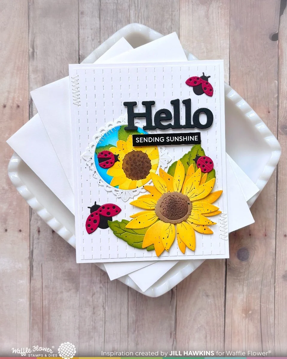 Waffle Flower - Simple Greetings Trio Die Set