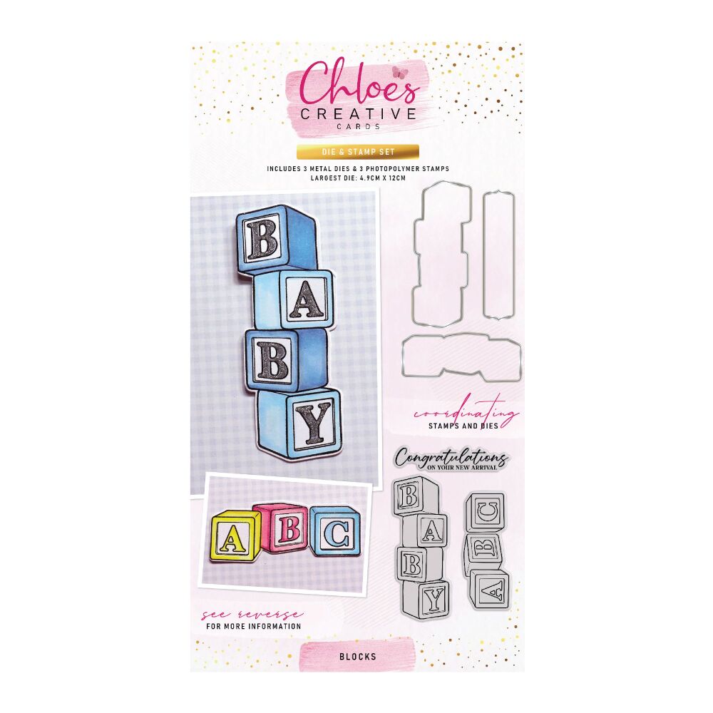 Chloe's Creative - Blocks Stamp & Die Bundle