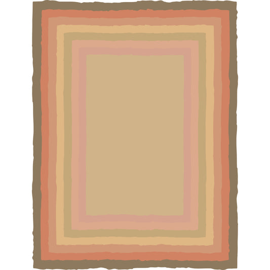 Prism Studio - Nesting Deckle-Edged Rectangles Die Set