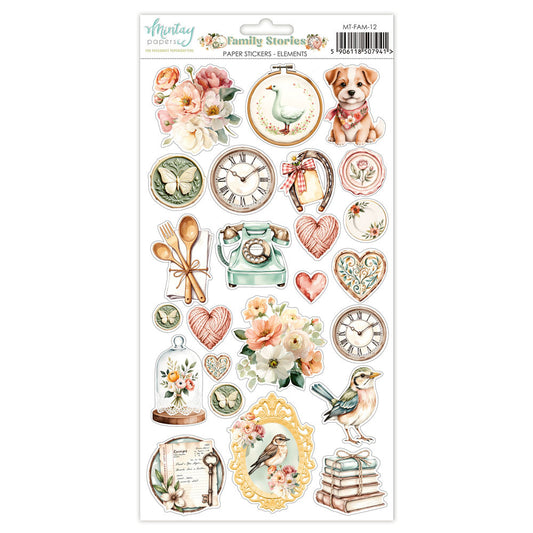 Mintay - Family Stories - Paper Stickers: Elements