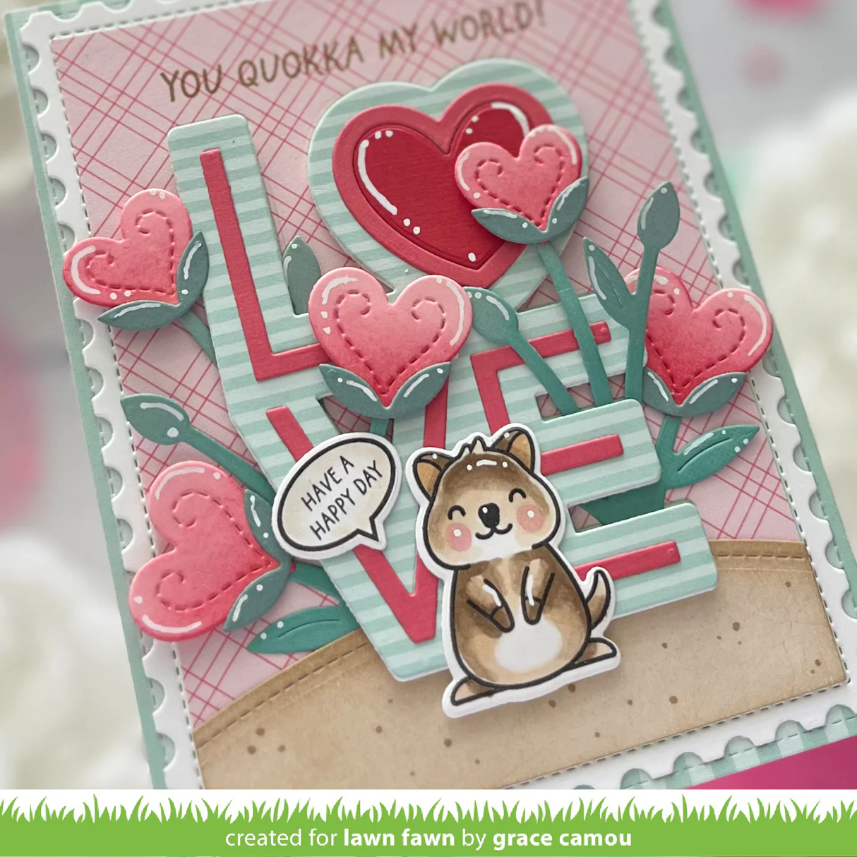 Lawn Fawn - Quokka My World Stamp, Stencil & Die Bundle
