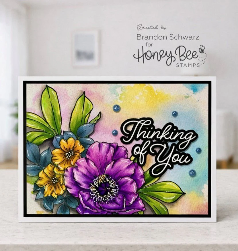 Honey Bee - Perfect Peonies Stamp & Die Bundle