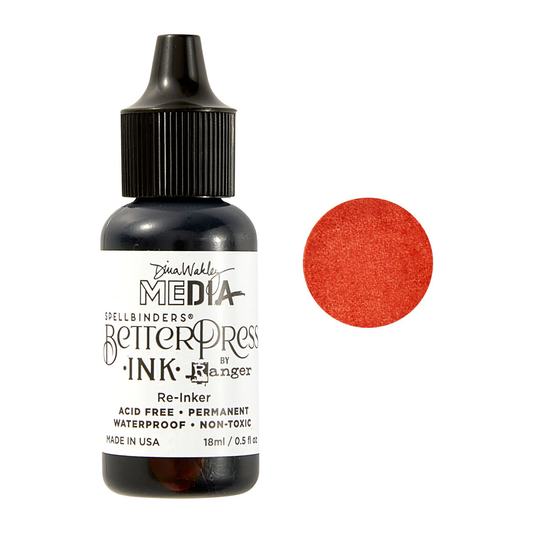 Spellbinders - BetterPress Re-inker - Sedona by Dina Wakley