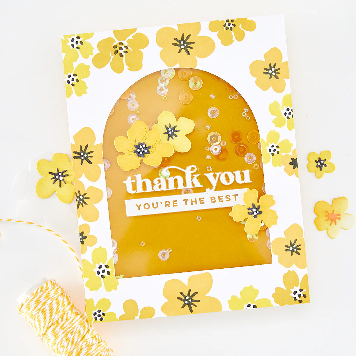 Hero Arts - Floral Frame Die & Stencil Bundle