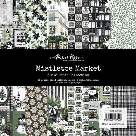 Paper Rose - Mistletoe Market - 6x6 Paper Collection