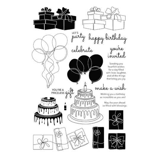 Simon Hurley - Birthday Party Stamp & Die Bundle