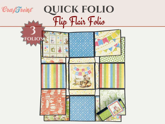 CrafTreat - Blank Quick Folio - Flip Flair
